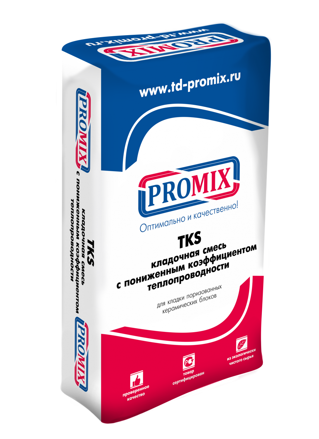 Теплоизоляционный кладочный раствор Promix ТКS 201/251, 25кг - Промикс